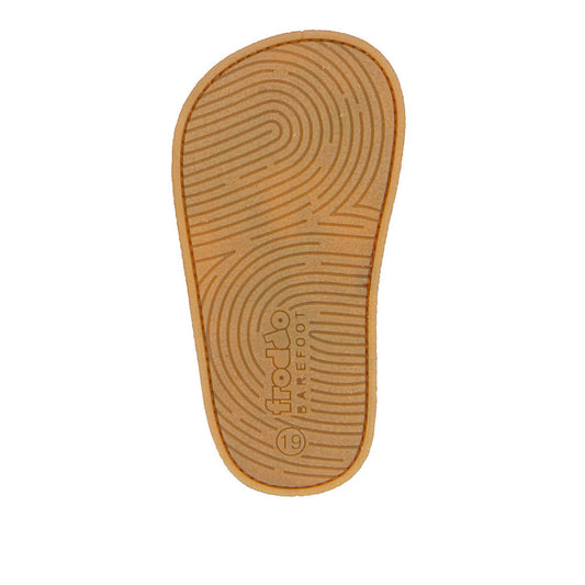 FRODDO G1130023 Cognac Chaussons prémarche semi ouvert Barefoot