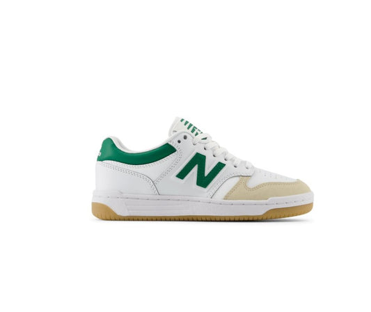 NEW BALANCE GSB 480 SG Blanc Vert sneakers baskets