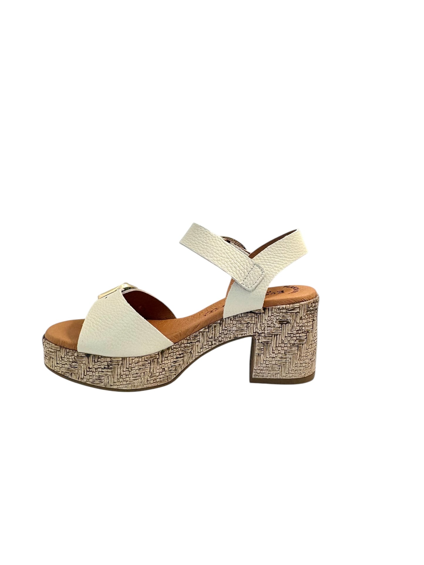EVA FRUTOS 6777 Beige Sandales Nu pieds