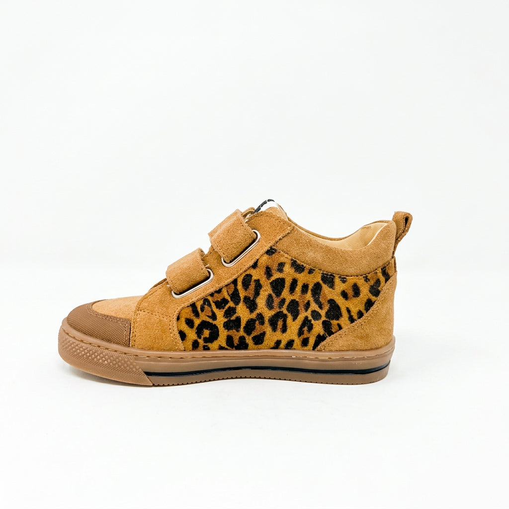 ACEBOS 6144 Marron Chaussures Hautes Baskets tout cuir barefoot