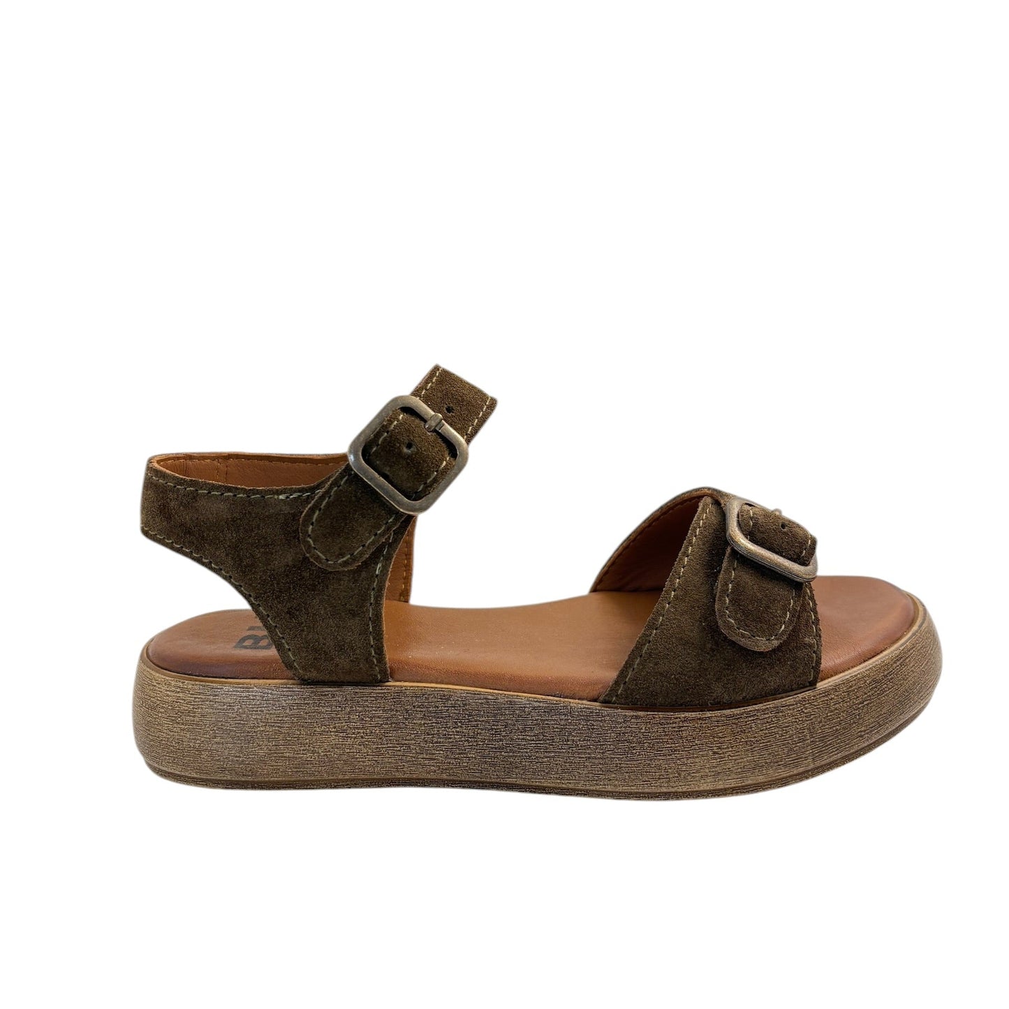 BUENO DOMI Kaki nu-pieds sandales