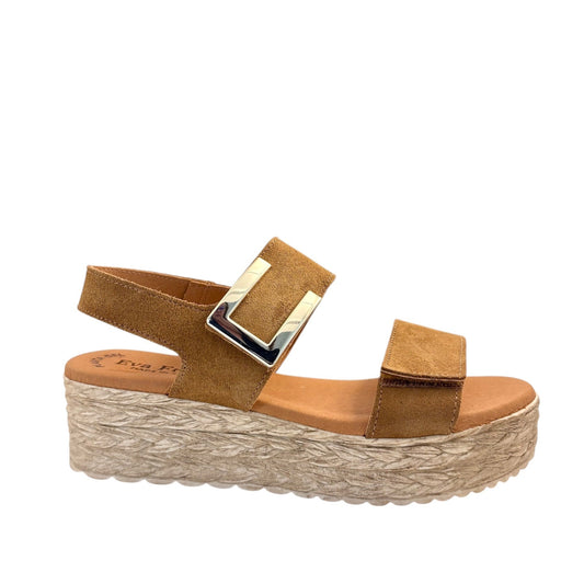 EVA FRUTOS 724 Muscade Sandales Compensées Nu pieds