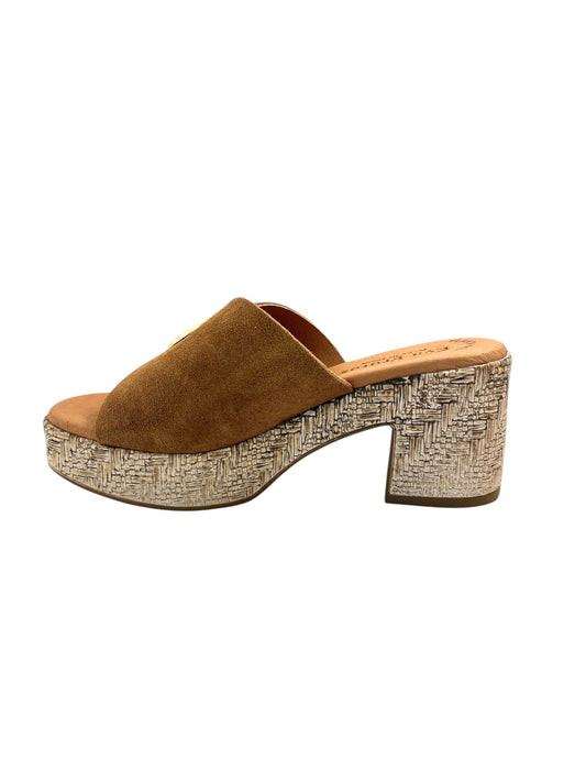 EVA FRUTOS  6711 Muscade Sandales Nu pieds