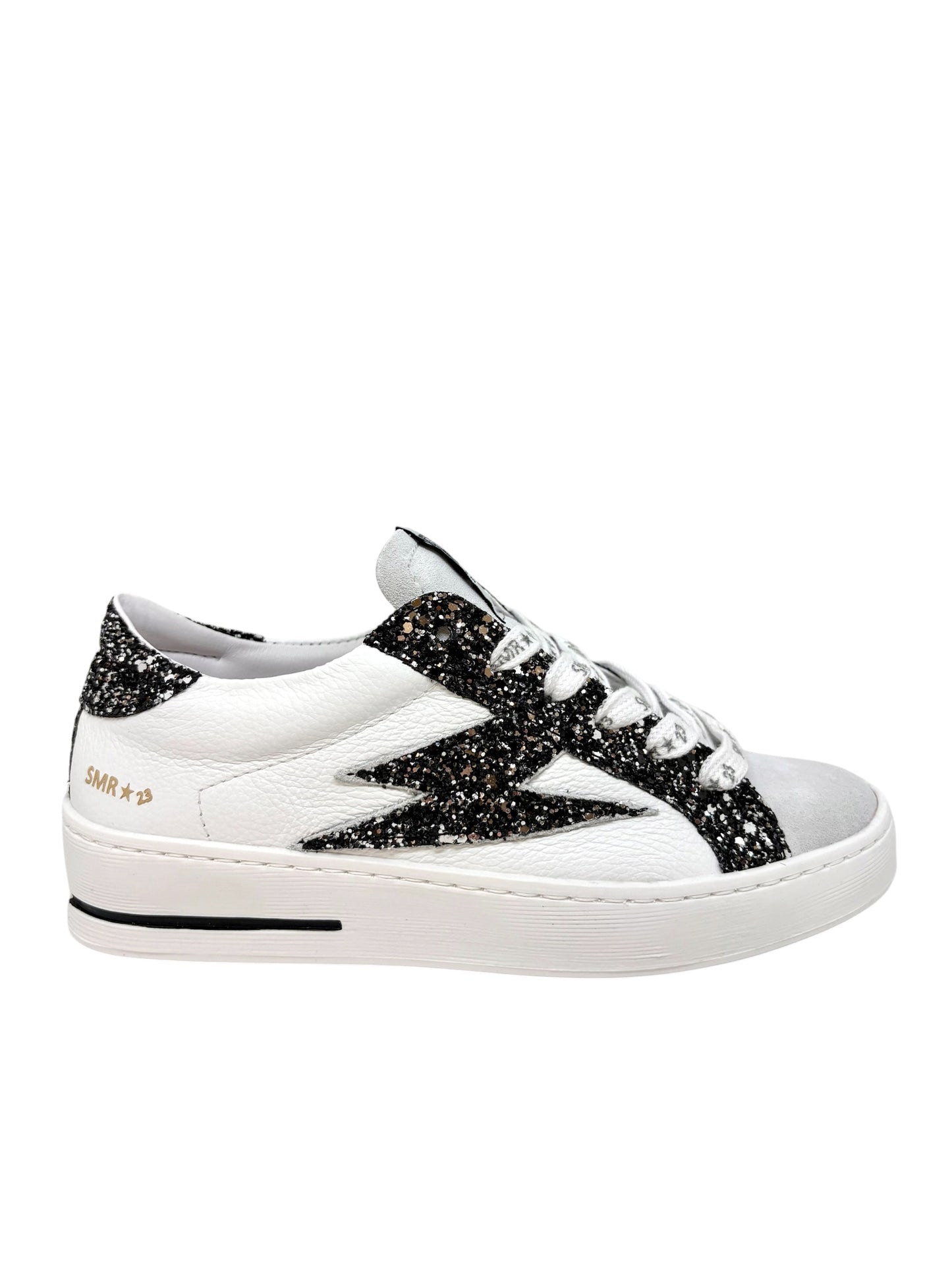 SMR Semerdjian MAYA Blanc noir Sneakers Baskets adulte