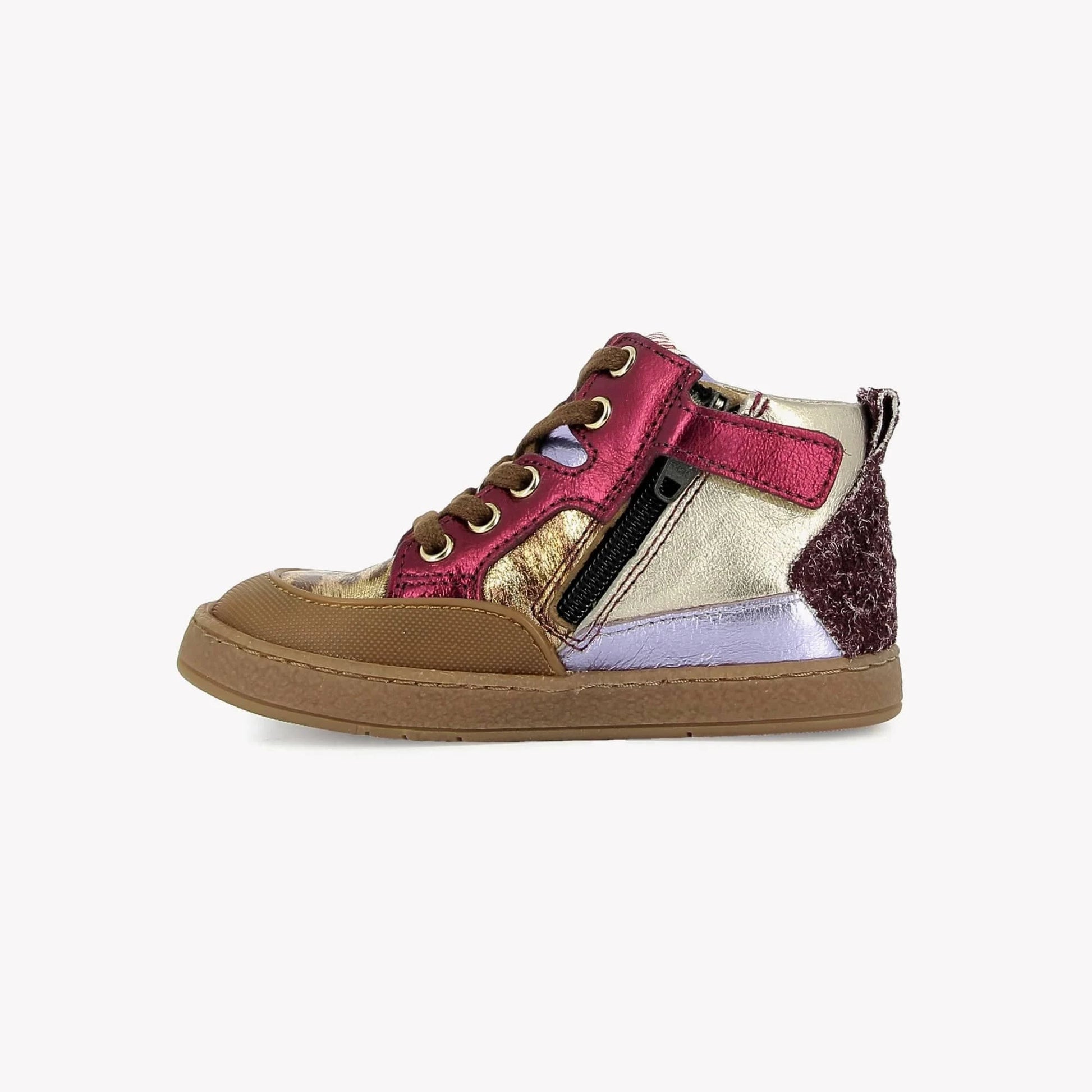 Chaussures Hautes/Botillons POM D'API MOUSSE BUMP Léo Fuschia bottillons