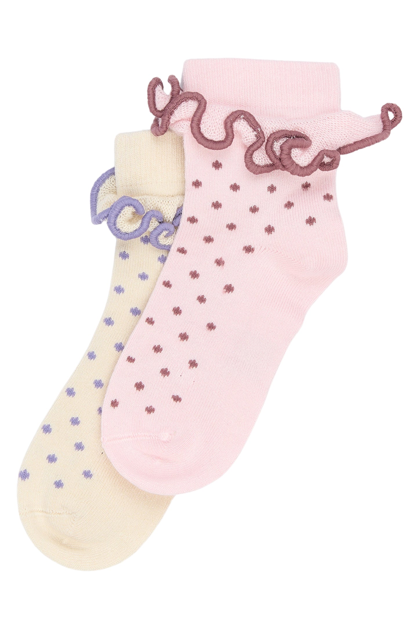 MINIPOP BAMBOO SOCKS Rose Pack de 2 CHAUSSETTES