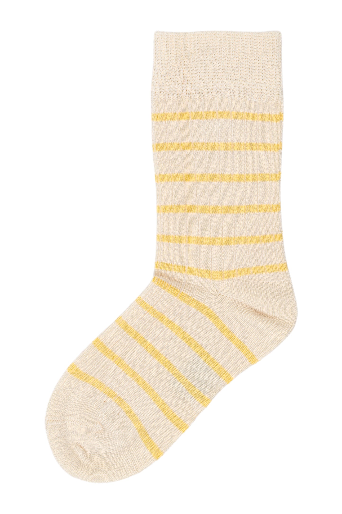 MINIPOP BAMBOO STRIPE Jaune CHAUSSETTES
