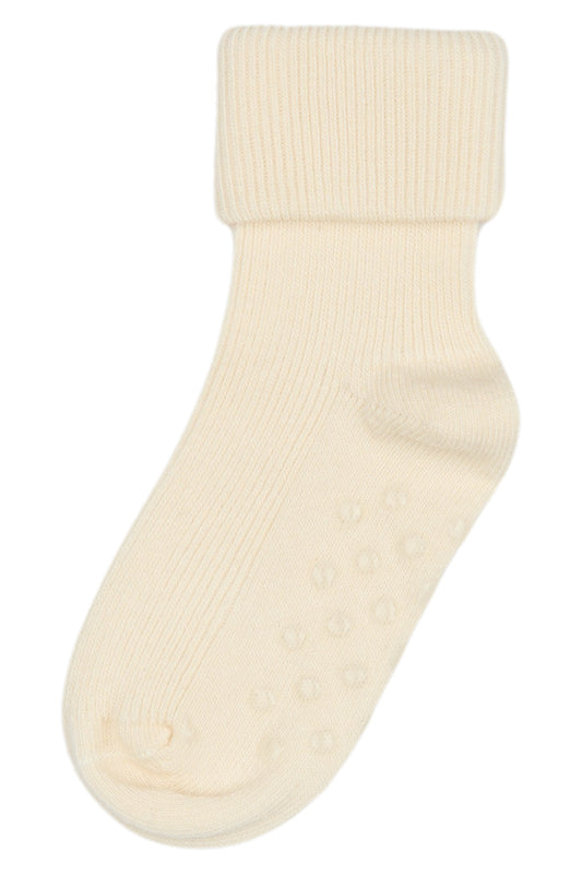 MINIPOP BAMBOO BABY NON SLIP Crème CHAUSSETTES