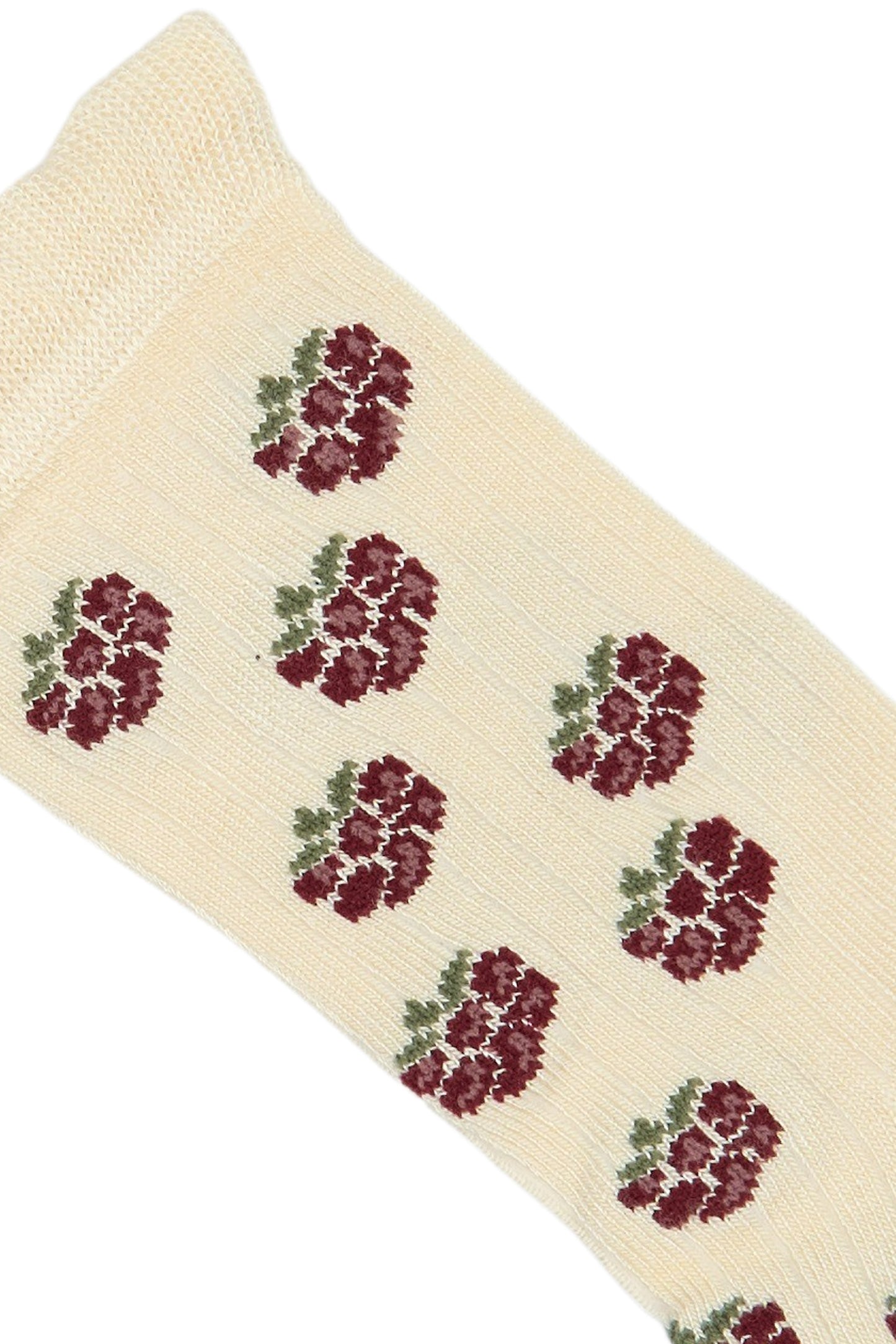 MINIPOP BAMBOO BLACKBERRY Blanc CHAUSSETTES