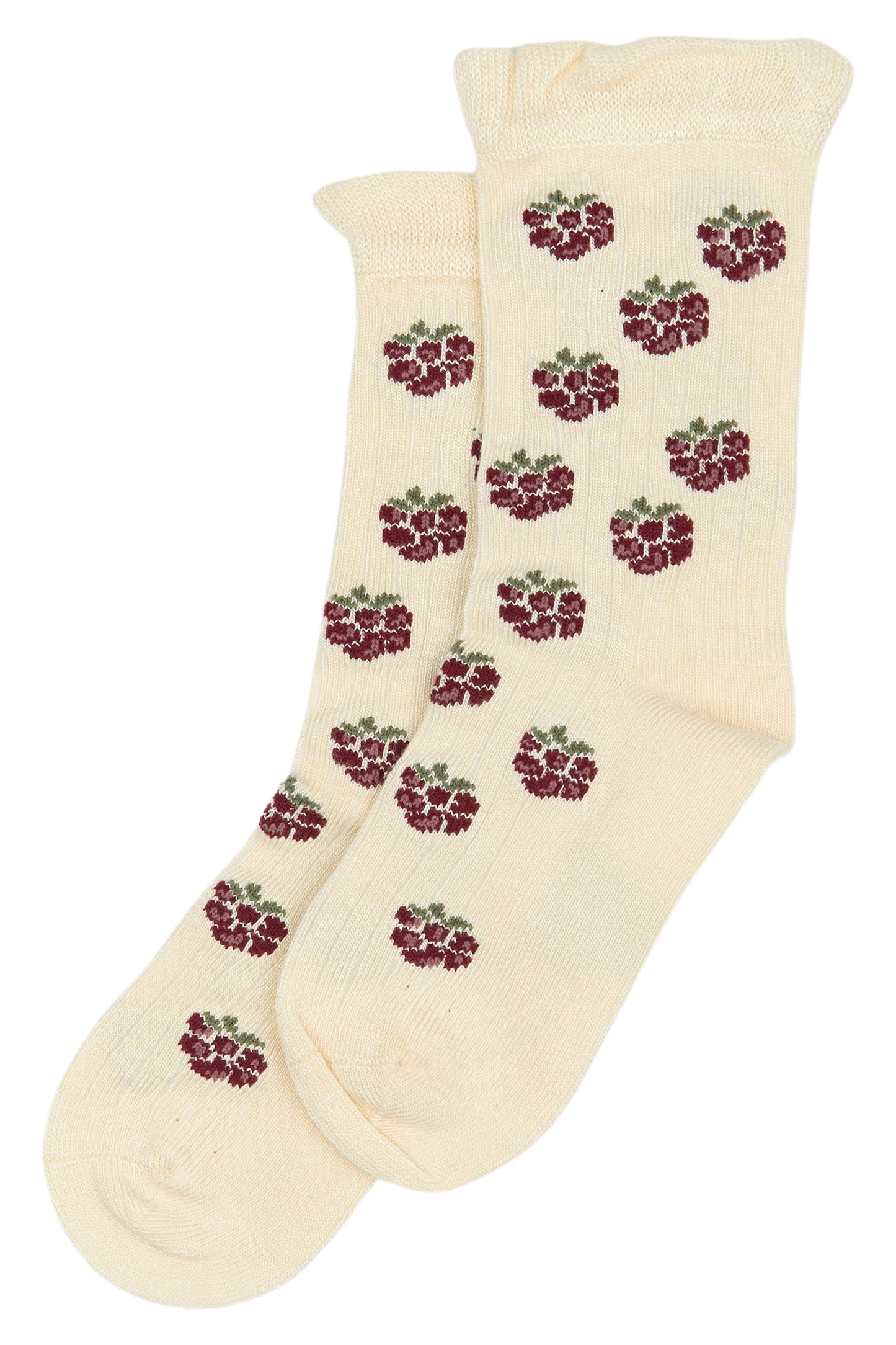 MINIPOP BAMBOO BLACKBERRY Blanc CHAUSSETTES