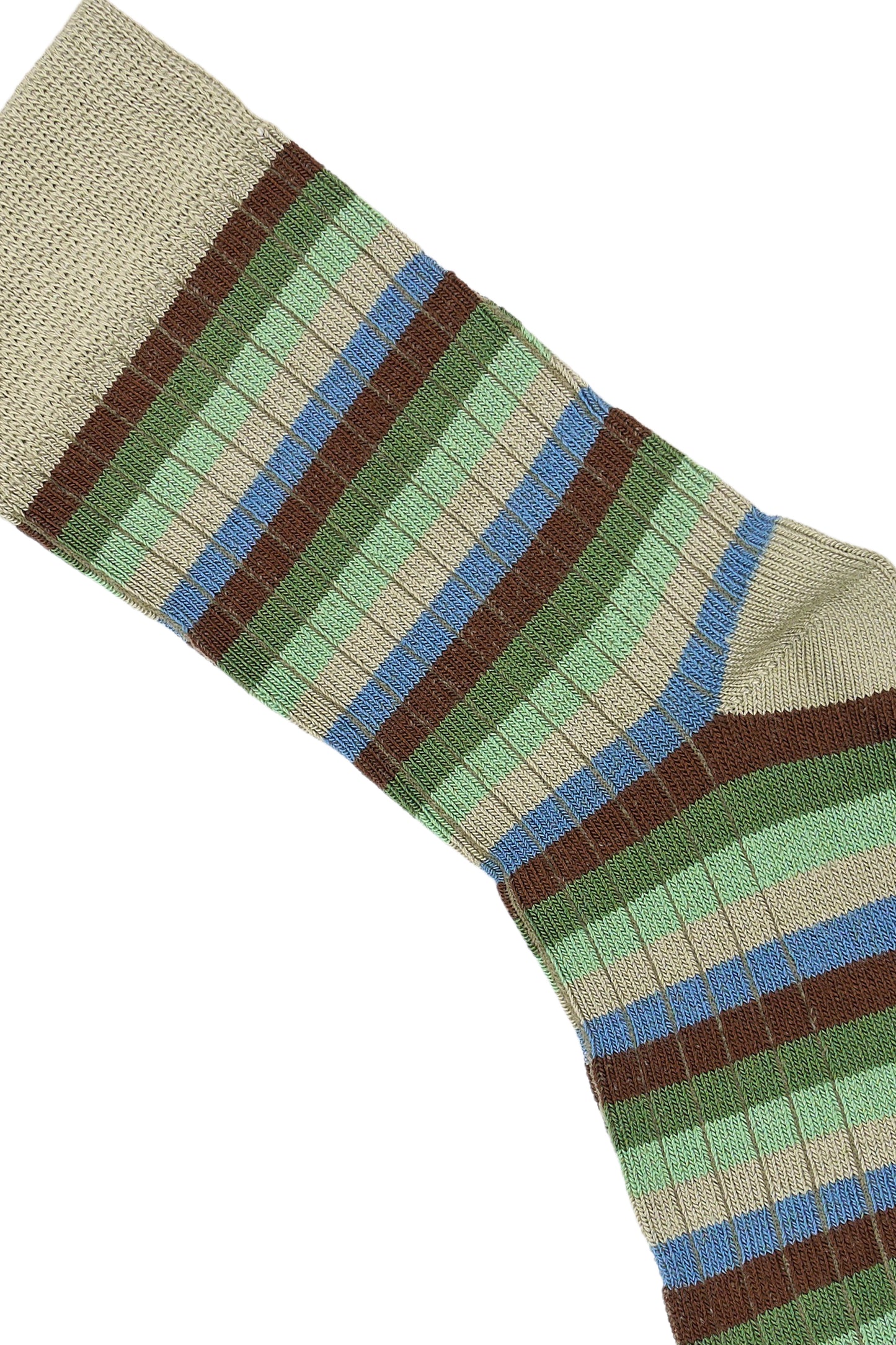 MINIPOP BAMBOO STRIPE Multi Vert CHAUSSETTES