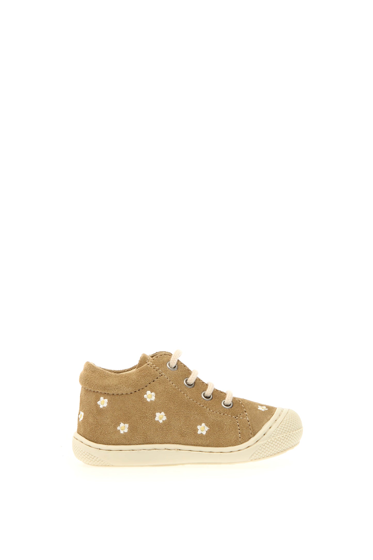 NATURINO COCOON Embr Flower White Sand bottillons