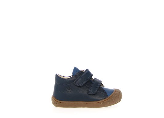 NATURINO COCOON velcro Azzure navy bottillons