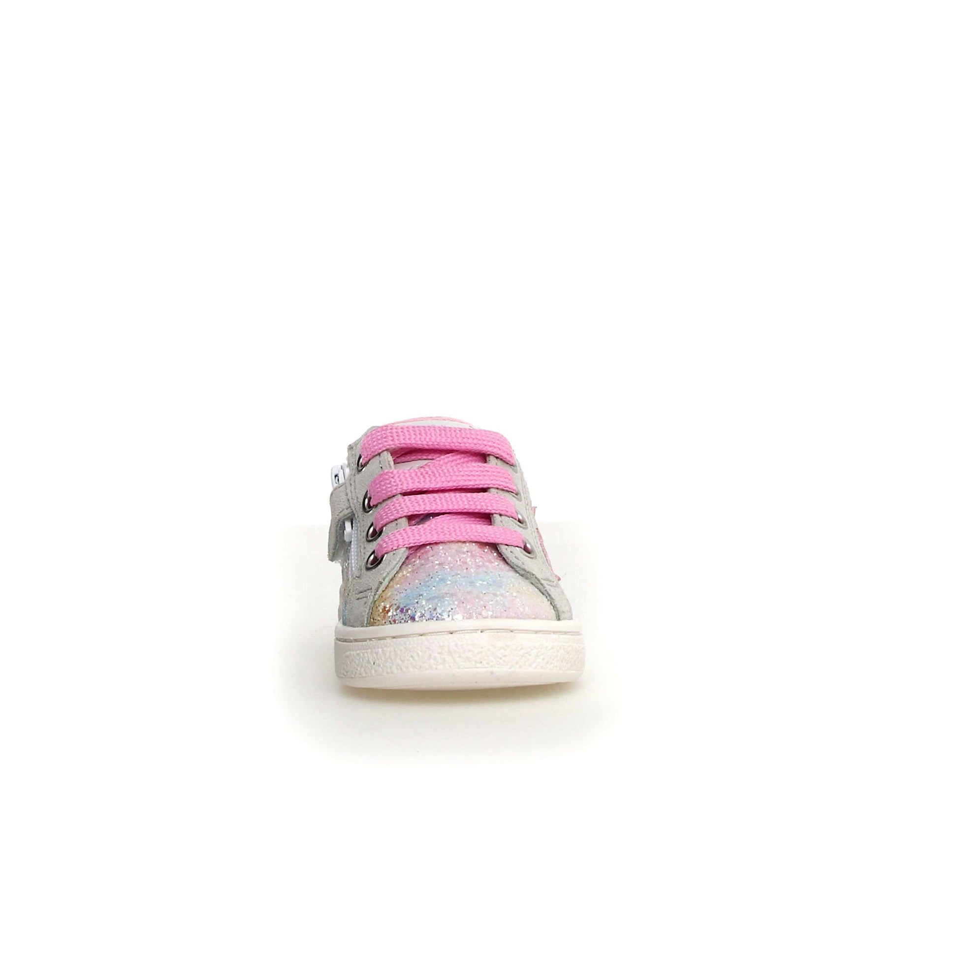 Chaussures Basses/Baskets/Sneakers NATURINO PINN ZIP Glitter Pink Lilas chaussures Basses Baskets