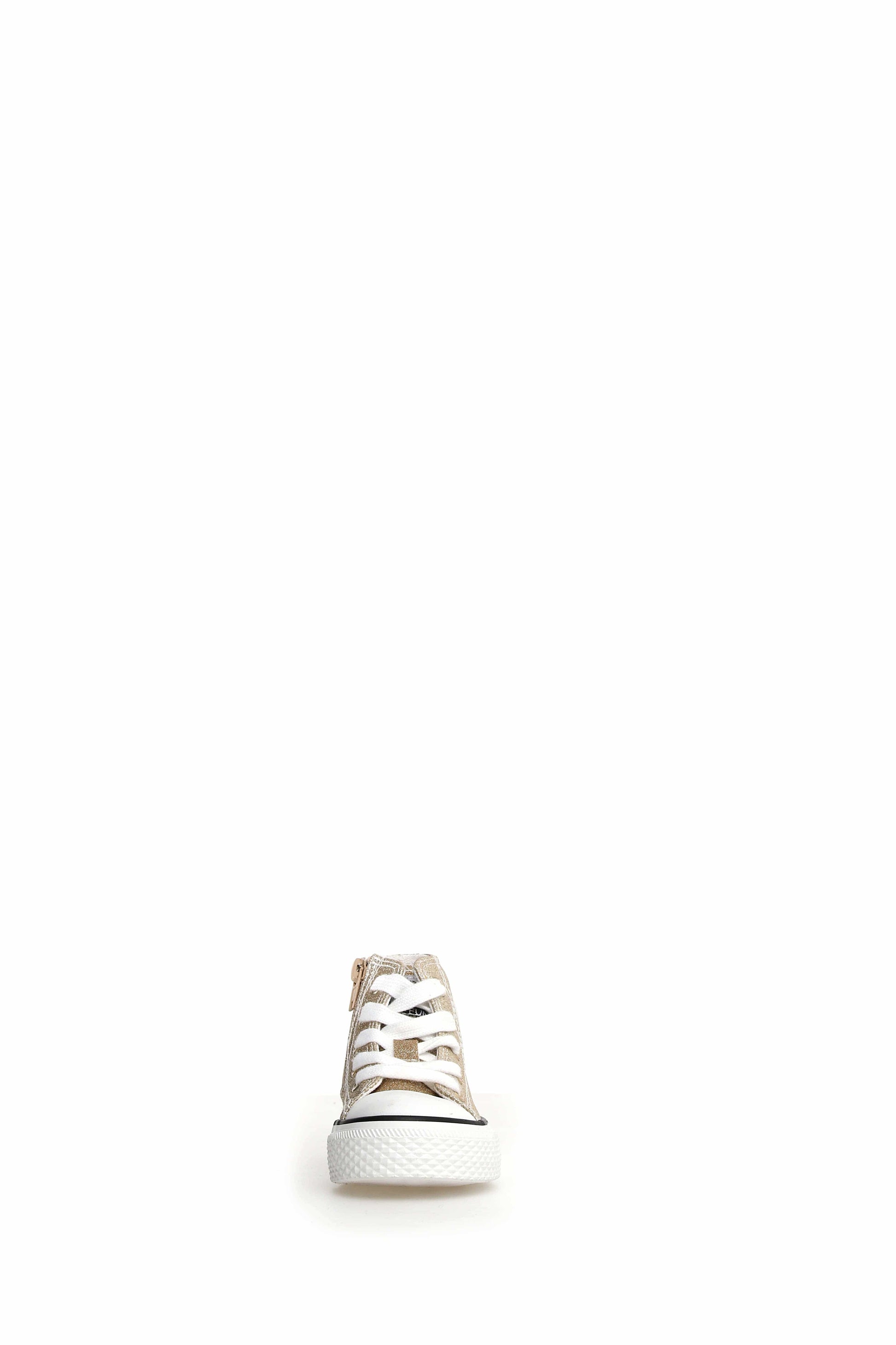 Toiles/Espadrilles NATURINO YLFAS Glitter Platinium Tennis Haut