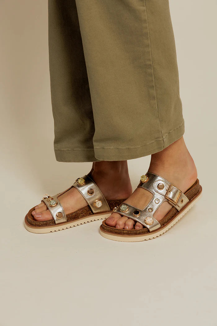 EMILY KARSTON CALLIOPE Platine Sandales