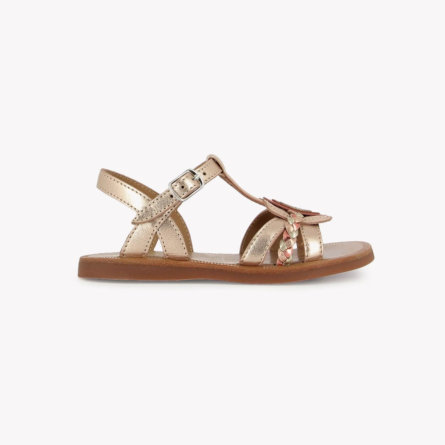 POM D'API PLAGETTE ALTO Cuivre Multi Sandales  Nu Pieds