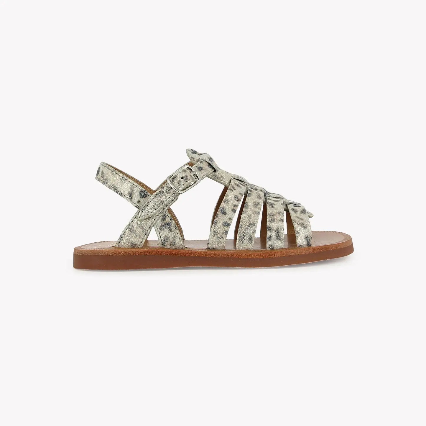 POM D'API PLAGETTE STRAP Léo blanc Sandales Nu Pieds