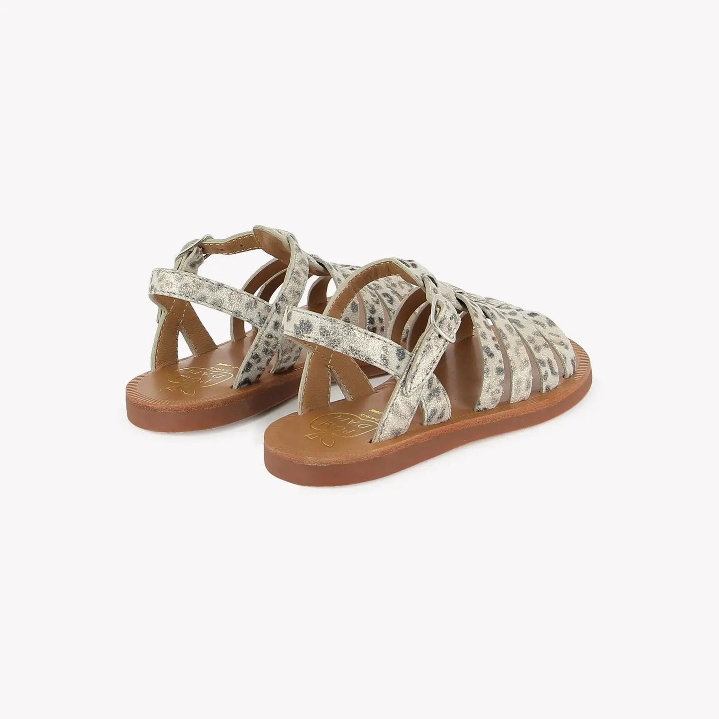 POM D'API PLAGETTE STRAP Léo blanc Sandales Nu Pieds