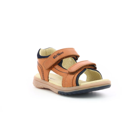 KICKERS PLATINO camel Sandales Nu Pieds