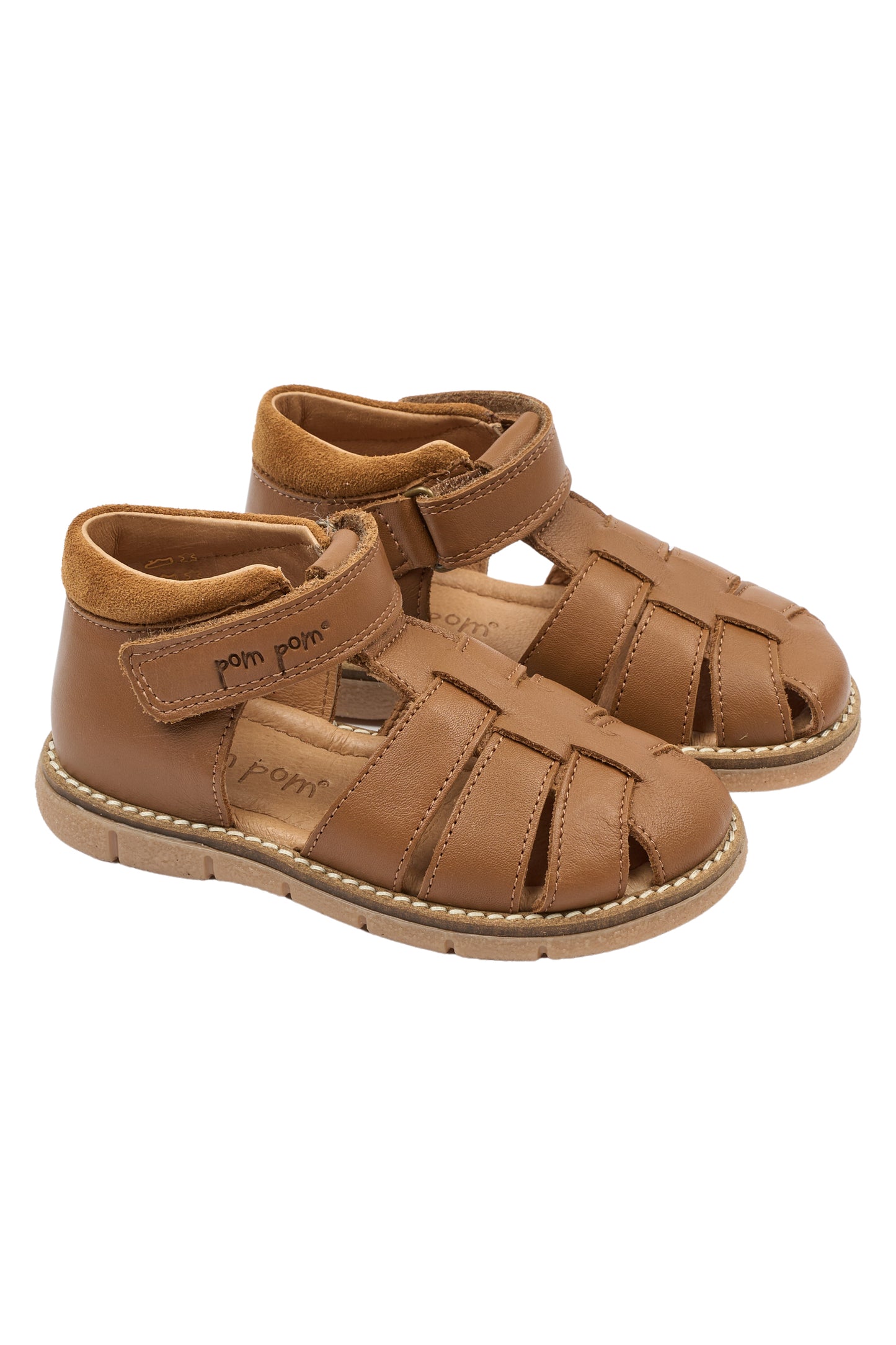 POM POM PEAK VL Camel Sandales Nu-pieds