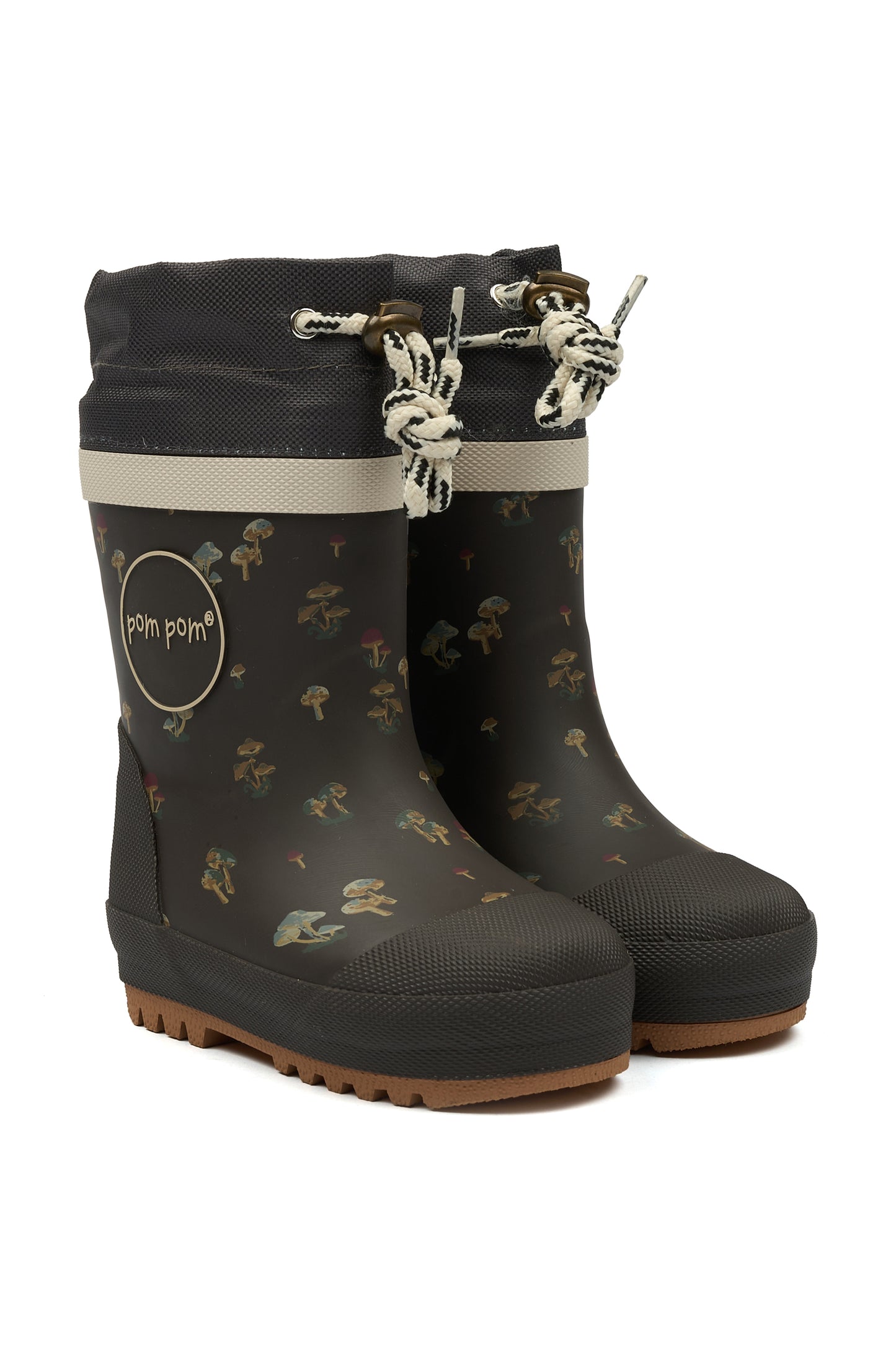 POM POM BOOTS THERMO Fungi Bottes de Pluie Chaude