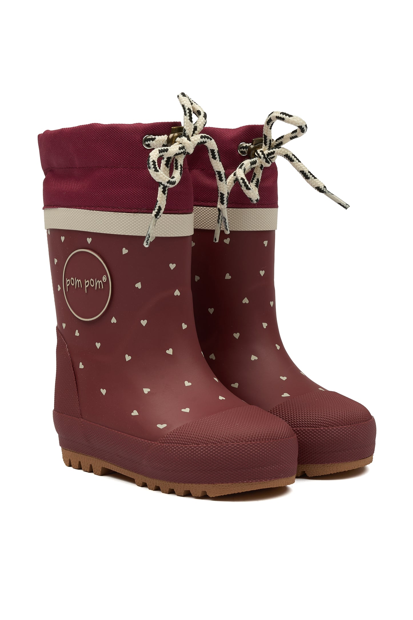 POM POM BOOTS THERMO Heart Bottes de Pluie Chaude