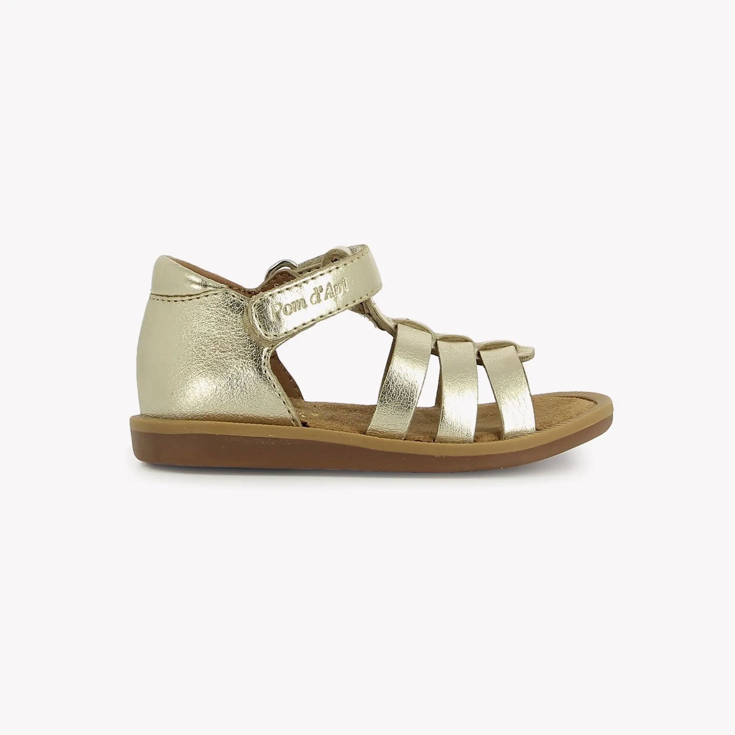 POM D'API POPPY AIR PUR STRAP Platine Sandales Nu Pieds