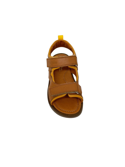 BABYBOTTE KRISTOPHER Cognac sandales nu pieds