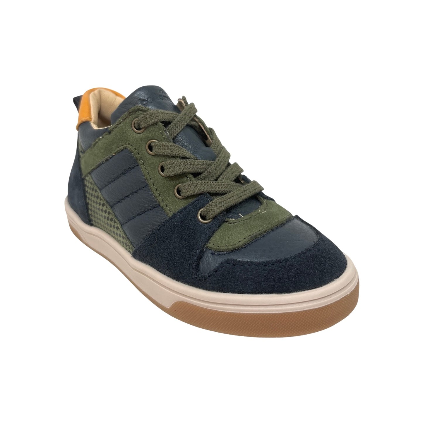 BELLAMY SACHA Marine Kaki Chaussures Basket