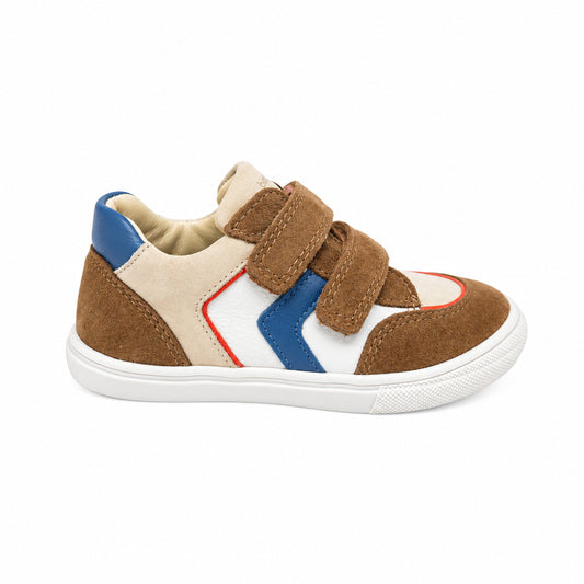 BELLAMY CIRANO Camel Bleu Chaussures Basses Baskets