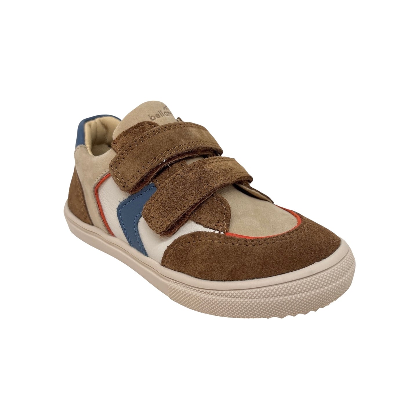 BELLAMY CIRANO Camel Bleu Chaussures Basses Baskets
