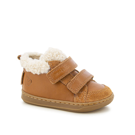 SHOO POM BOUBA SCRATCH WOOL Camel bottillons