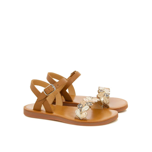 Sandales / Nu Pieds adulte 36 POM D'API PLAGETTE FERNS camel Sandales Nu Pieds 3663890475821