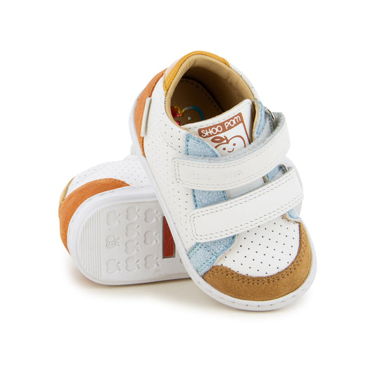 SHOO POM BOUBA BOX EASY Blanc Camel bottillons