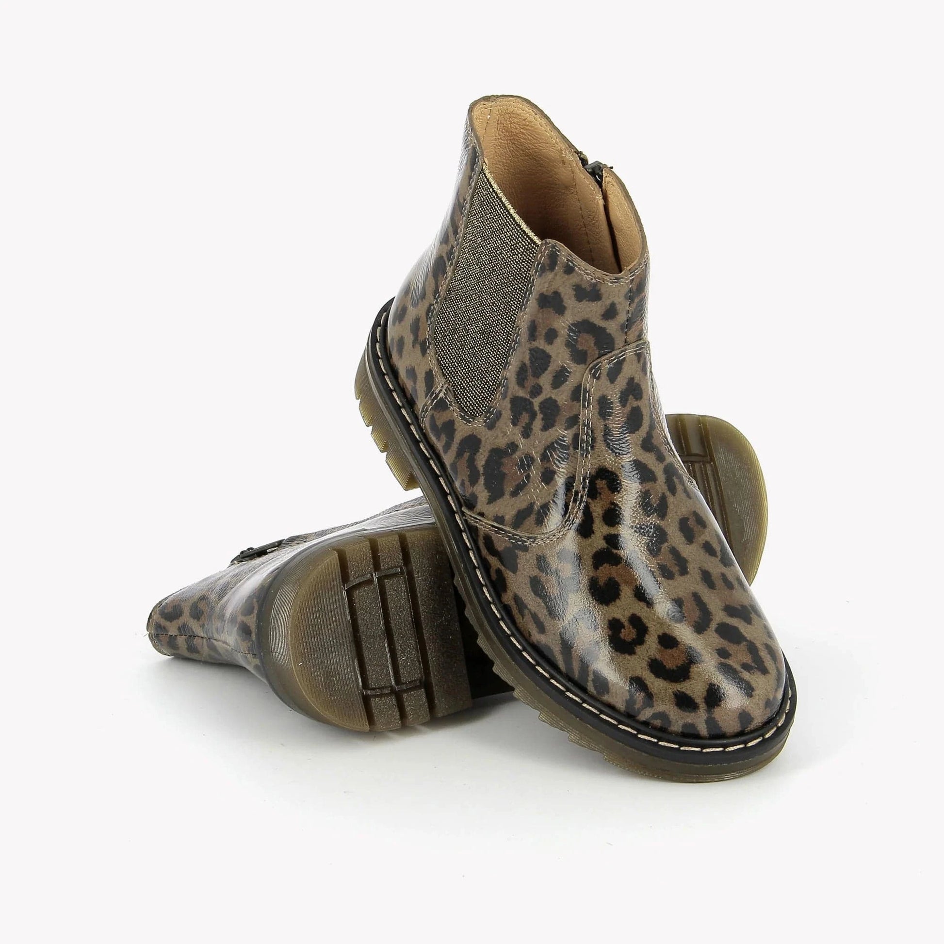 boots/bottines POM D'API SID JODZIP Léopard Lugana bottines