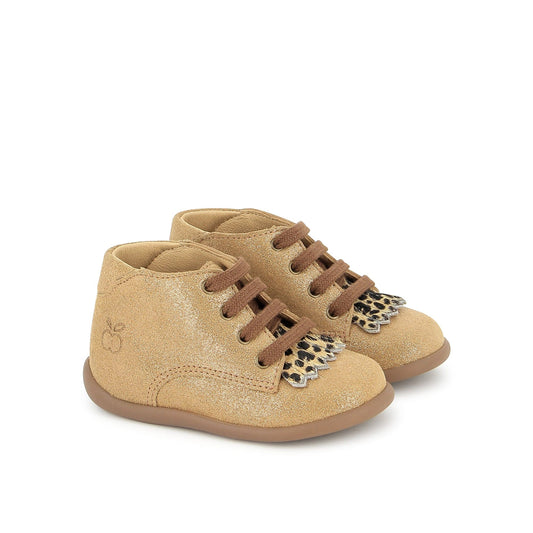 Chaussures Hautes/Botillons POM D'API STAND UP NEW MEX Caramel chaussures hautes Bottillons