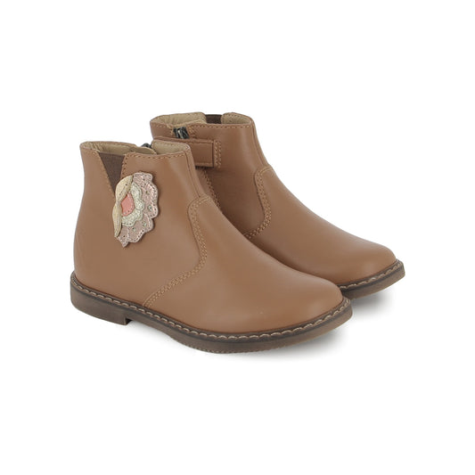 POM D'API CITY PEONY cognac bottines