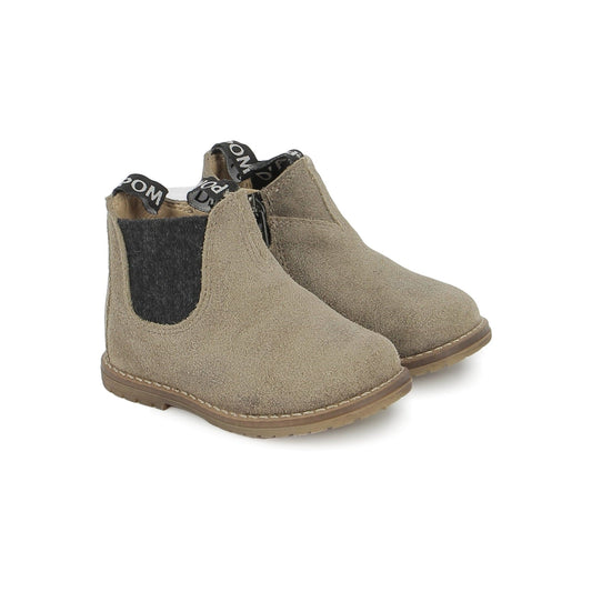 boots/bottines POM D'API BOB JOD ZIP Kaki bottines