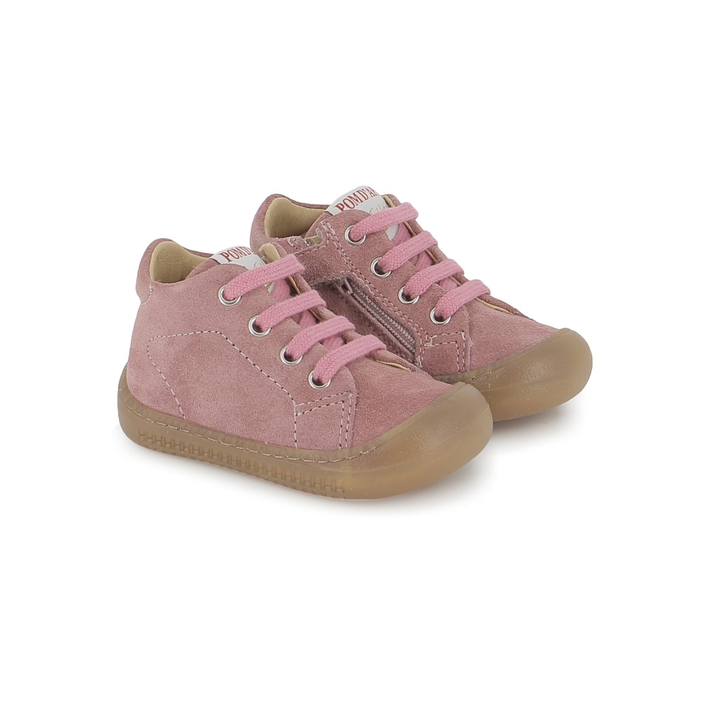 POM D'API YAKA WALK Rosy Bottillons barefoot Premiers Pas