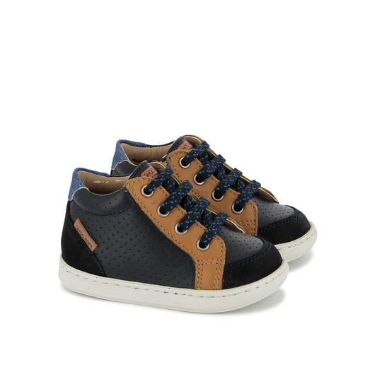 Chaussures hautes/Botillons SHOO POM BOUBA ZIP BOX Navy bottillons