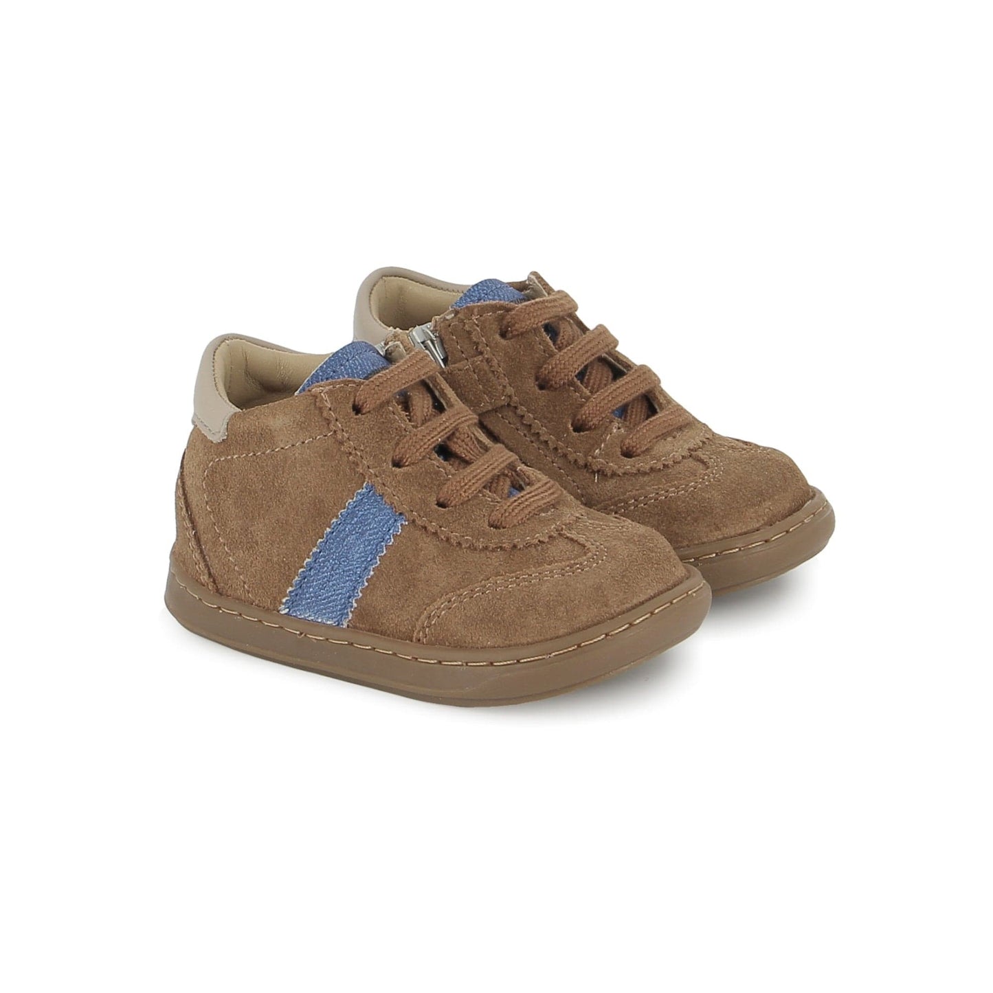 Chaussures hautes/Botillons SHOO POM BOUBA LAZY Velours Camel Bottillons