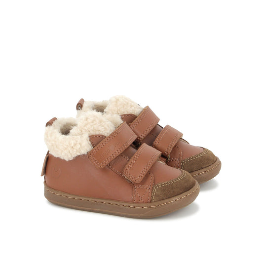 Chaussures hautes/Botillons SHOO POM BOUBA SCRATCH WOOL Dark Camel bottillons