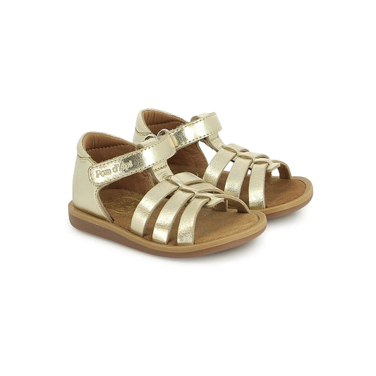 POM D'API POPPY AIR PUR STRAP Platine Sandales Nu Pieds