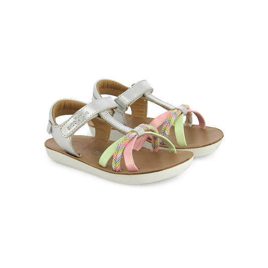 SHOO POM GOA SALOME Silver Sandales Nu Pieds