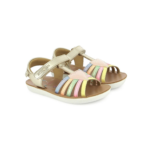 SHOO POM GOA OZ platine Multi Sandales Nu Pieds