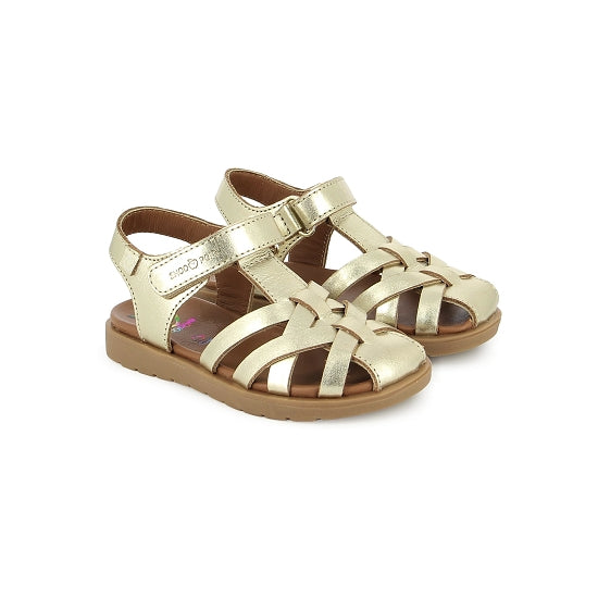 SHOO POM KERALA EASY STRAP Gold Sandales Nu Pieds