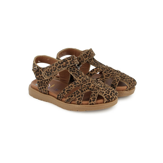 SHOO POM KERALA EASY STRAP Léopard camel Sandales