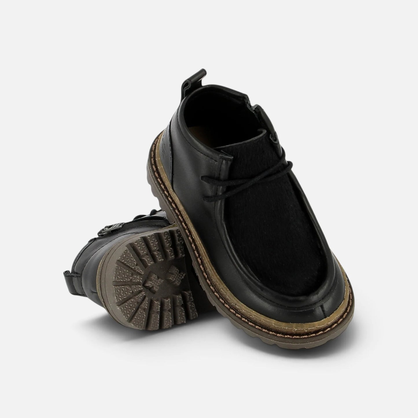 POM D'API WALL ZIP MICKY Noir Bottillons