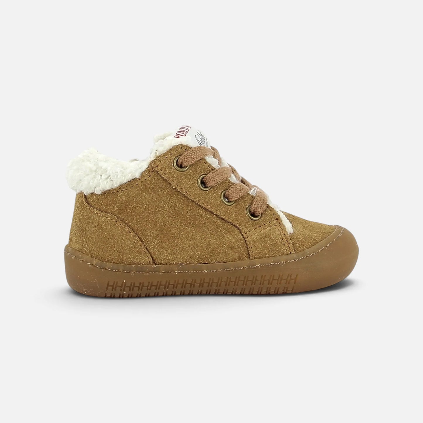 POM D'API YAKA WALK FUR Velours Camel chaussures